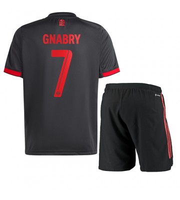 Bayern Munich Serge Gnabry #7 Tredjedraktsett Barn 2022-23 Kortermet (+ Korte bukser)